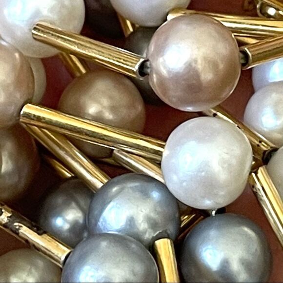 Avon faux Pearl multi strand necklace - Picture 10 of 12